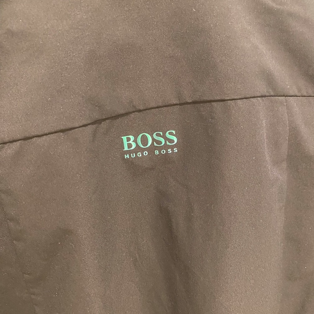 Hugo Boss Athleisure Slim Fit Stretch Shirt Black Snap Front 50452852 Mens M - Picture 6 of 9